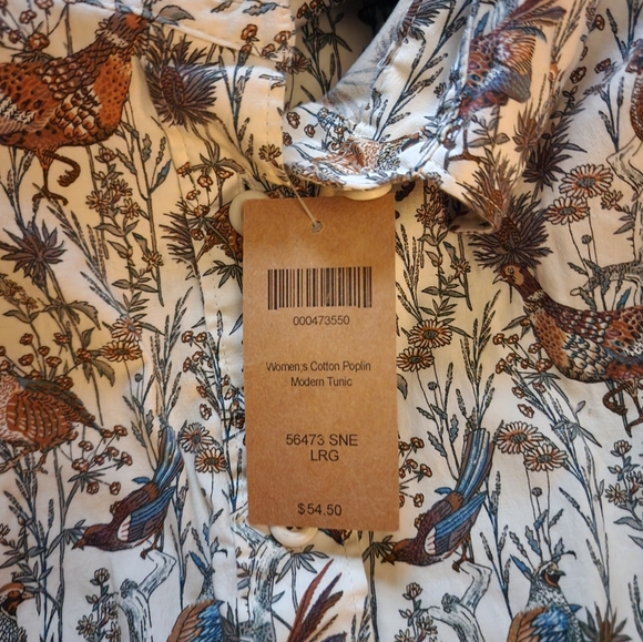 Duluth Trading Womens Pheasant Button Down Large - Picture 3 of 4